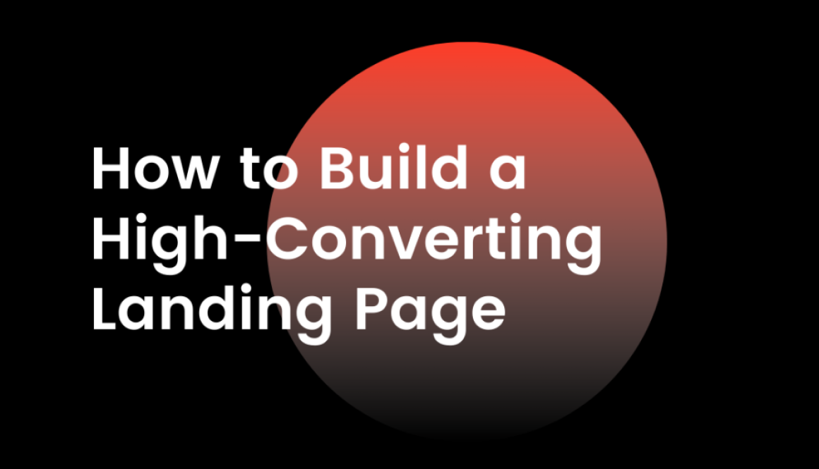 How To Build A Landing Page