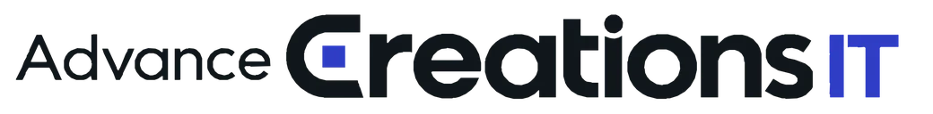 Advance Creations IT logo, horizontal